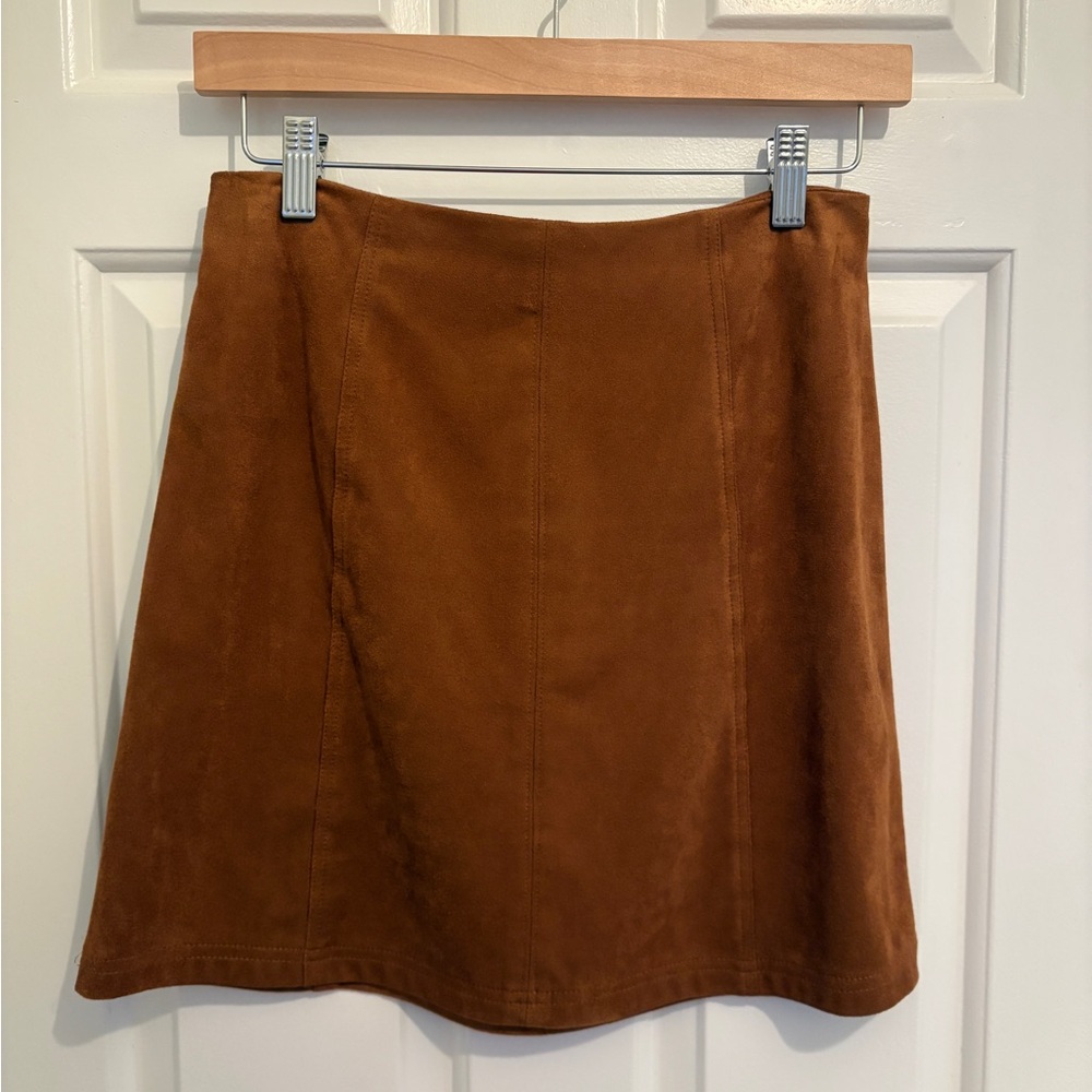 Chic Tan XS Mini Skirt